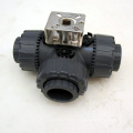 pvc 3 way ball valve manual plastic valve